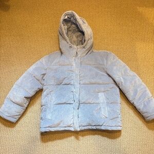 The cutest Kenneth Cole corduroy puffer jacket